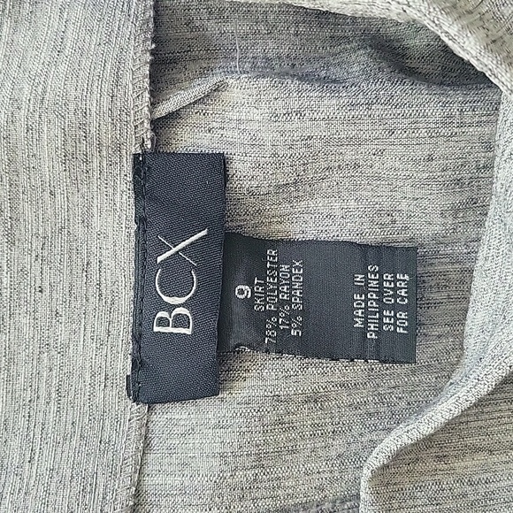 BCX Gray Pencil Skirt - Picture 4 of 4